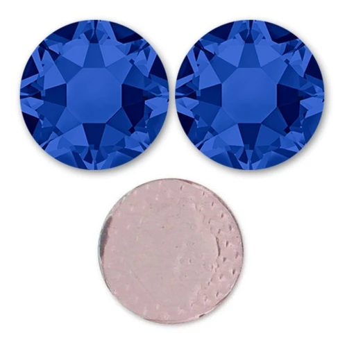 PureCrystal Hotfix rhinestones 4mm Capri Blue x36