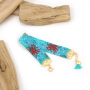 18mm End Tip for Miyuki 11/0 weaving excl. Perles & co Star Silver Tone x1