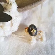 10.5mm Star-shaped element to be glued - exclusivity Perles & Co - Gold Tone x1