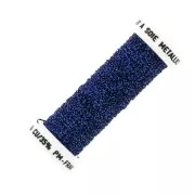 Au ver à soie Metallic braided embroidery thread 4 - Royal Blue (033) x10m