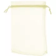 Mini Organza pouches 105x160mm Ecru x10