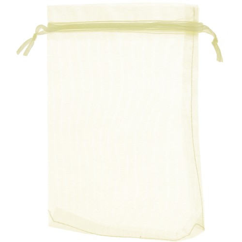 Mini Organza pouches 105x160mm Ecru x10