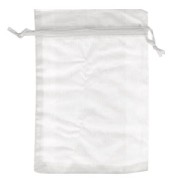 Mini Organza pouches 130x180 mm White x10