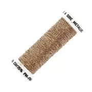 Au ver à soie Metallic braided embroidery thread 4 - Golden Bronze (221) x10m