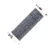 Au ver à soie Metallic braided embroidery thread 4 - Grey Blue (015) x10m