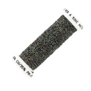 Au ver à soie Metallic braided embroidery thread 4 - Multi Dark (034) x10m