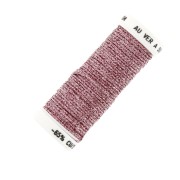 Au ver à soie Metallic braided embroidery thread 16 - Pink (007) x10m
