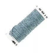 Au ver à soie Metallic braided embroidery thread 16 - Steel Blue (014) x10m
