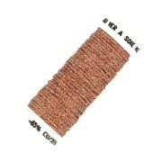 Au ver à soie Metallic braided embroidery thread 16 - Copper (021) x10m|raw }}