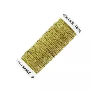 Au ver à soie Metallic braided embroidery thread 16 - Gold (028) x10m