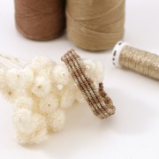 Au ver à soie Metallic braided embroidery thread 16 - Gold (028) x10m