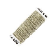 Au ver à soie Metallic braided embroidery thread 16 - Light Gold (030) x10m|raw }}