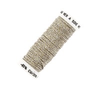 Au ver à soie Metallic braided embroidery thread 16 - Gold - Silver (102) x10m|raw }}