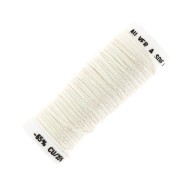 Au ver à soie Metallic braided embroidery thread 16 - Iridescent White (036) x10m