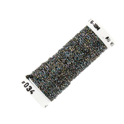 Au ver à soie Metallic braided embroidery thread 16 - Multi Dark (034) x10m
