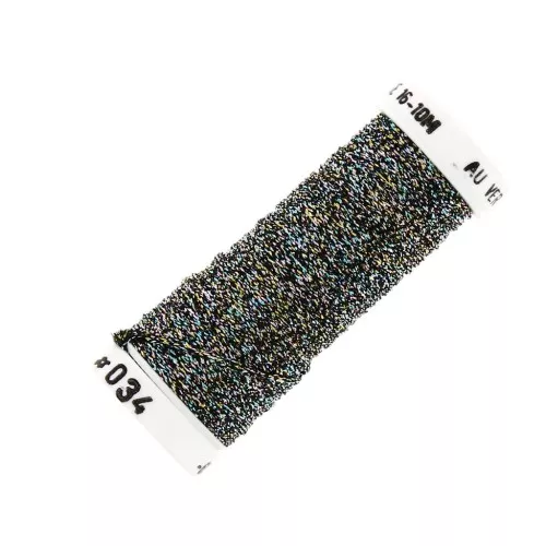 Au ver à soie Metallic braided embroidery thread 16 - Multi Dark (034) x10m