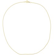 Choker Snake links 1.1mm fine Gold plated x 45 cm