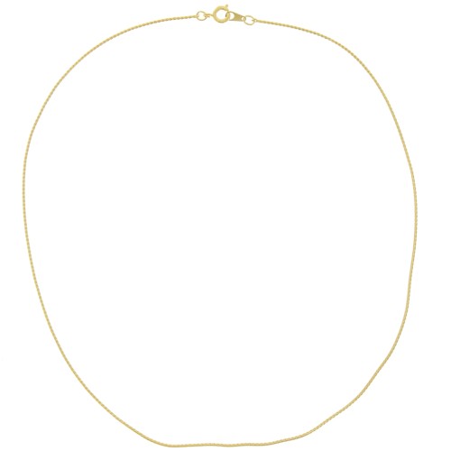 Choker Snake links 1.1mm fine Gold plated x 45 cm