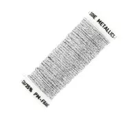 Au ver à soie Metallic braided embroidery thread 16 -Silver (001) x10m