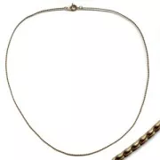 Choker Snake links 1.1mm  Bronze tone x 45 cm