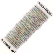 Au ver à soie Metallic braided embroidery thread 16 - Harlequin (037) x10m