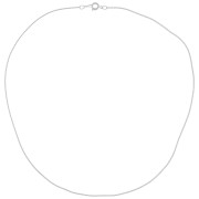 Choker Snake links 1.1mm fine silver plating x 45 cm|raw }}