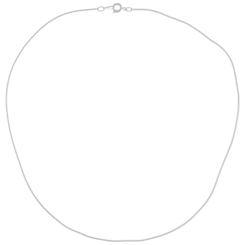 Choker Snake links 1.1mm fine silver plating x 45 cm