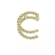 5mm Ball Ear cuff - Gold Plated 3 micron x1