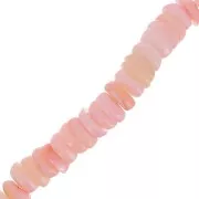 6mm Shell Round Heishi beads - Pink x39cm
