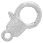 Lobster claw clasp 22mm - Rhodium x1