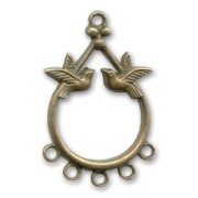Birds spacer 36mm Bronze tone  x1