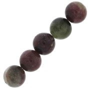6mm Round gemstone beads - Tourmaline x15|raw }}
