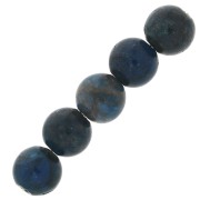 6mm Round gemstone beads - Apatite x15
