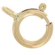 6mm Gold filled spring clasp with closed ring x 100|raw }}