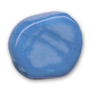 Puck Unicolor irregular 23mm Opaque Blue x1|raw }}