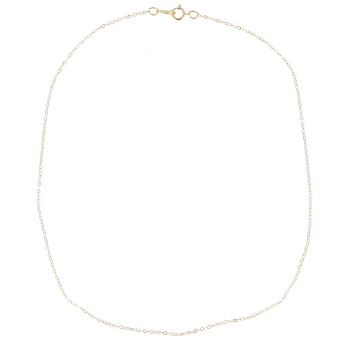 Choker chain 1.3 mm - Gold filled x40cm