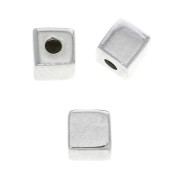 925 Sterling Silver 4mm Cube for DIY jewelry creation x1|raw }}