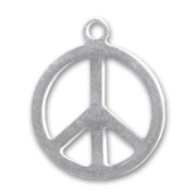 925 Silver Charm peace 17mm x1|raw }}