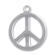 925 Silver Charm peace 17mm x1
