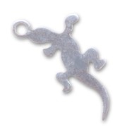 925 Silver Charm lizard 20mm x1|raw }}
