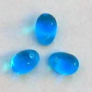 Mini-Drops 4x6mm Sapphire x50