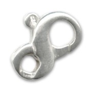 Lobster Clasp 13 mm - 925 Sterling Silver x1