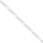 Figaro links (1x3) Chain 1.8mm 925 Sterling Silver x 50cm
