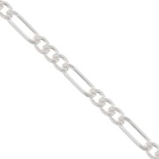 Figaro links (1x3) Chain 1.8mm 925 Sterling Silver x 50cm