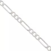 Figaro links (1x3) Chain 1.8mm 925 Sterling Silver x 50cm