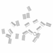 925 Silver crimp tube|raw }}