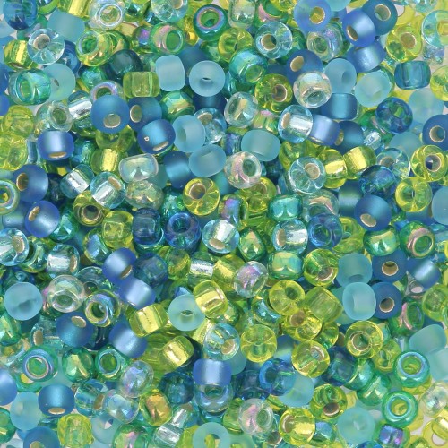 Mix Miyuki Seed beads 11/0 MIX-16 - Electric Blue Lagoon x8gr