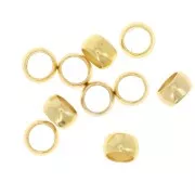 Crimp beads 4 mm - Gold x50