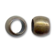 Crimp beads 4mm Bronze tone x50|raw }}