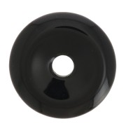 Donut 25mm Black Agate x1